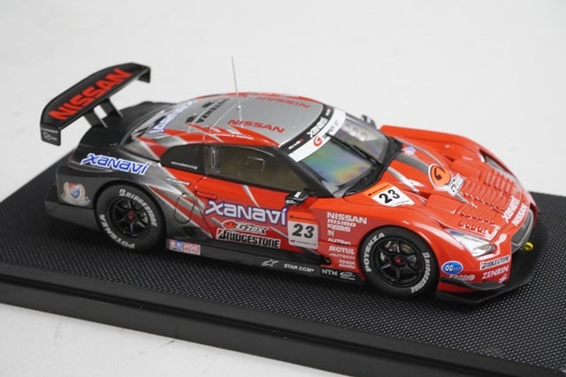 1:43 EBBRO Motoyama Custom Nissan Xanavi Nismo GT-R Super GT 2008 #23