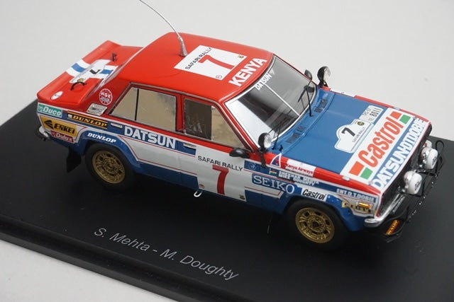1:43 Spark S7771 Nissan Datsun Violet GT Safari Rally Winner 1981 #7