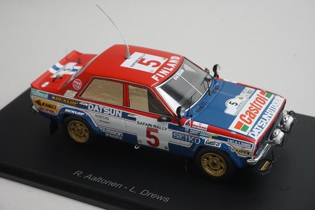 1:43 Spark S7772 Nissan Datsun Violet GT Safari Rally 2nd 1981 #5