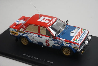 1:43 Spark S7772 Nissan Datsun Violet GT Safari Rally 2nd 1981 #5