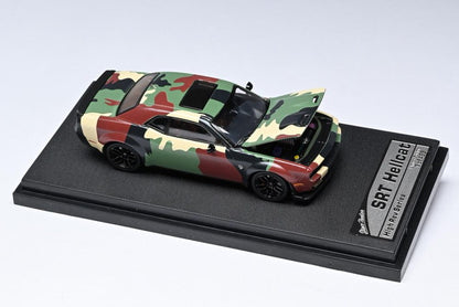 [ Pre-order ] Stance Hunters SH 1:64 Dodge Challenger Hellcat DPM-95 Woodland-Army Green