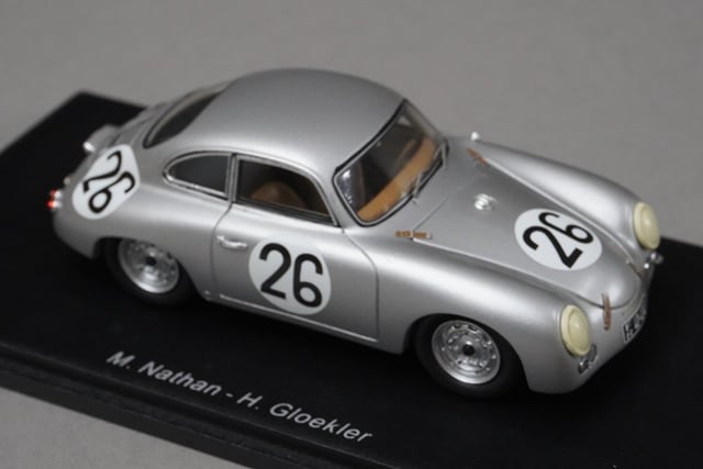 1:43 Spark S1351 Porsche 356 1500 Carrera Le Mans 1956 #26 model car