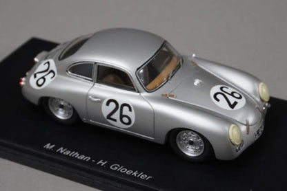 1:43 Spark S1351 Porsche 356 1500 Carrera Le Mans 1956 #26 model car