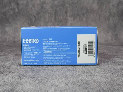 64055 EBBRO 1:64 Toyota Hilux Super White II model car