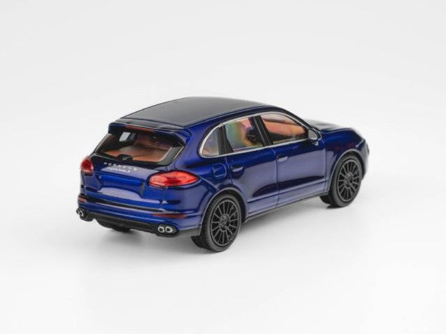 [ Pre-order ] DM Model 1:64 Porsche Cayenne Turbos 2014 Transparent Blue
