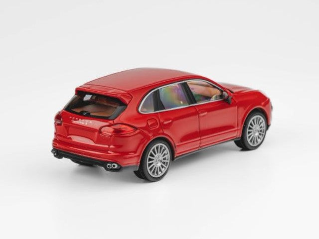 [ Pre-order ] DM Model 1:64 Porsche Cayenne Turbos 2014 Ferrari Red