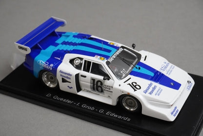 1:43 SPARK S6418 BMW M1 Le Mans 24H 1979 #16 model car