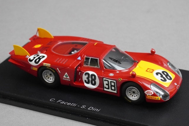 1:43 SPARK S4367 Alfa Romeo 33/2 Le Mans 5th 1968 #38 model car