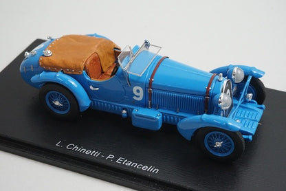 1:43 SPARK 43LM34 Alfa Romeo 8C Le Mans 1934 #9 model car
