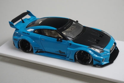 1:43 Make Up EIDOLON LB012D Nissan LBWK LB-Silhouette Works GT 35GT-RR Miami Blue