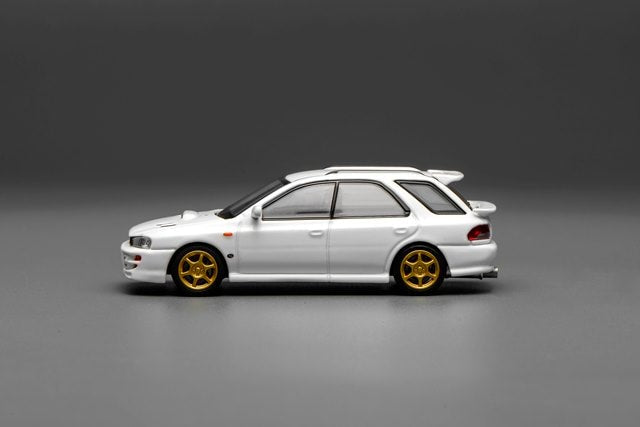 [ Pre-order ] M67102 MOTORHELIX 1:64 Subaru lmpreza Wagon WRX STi Version VI Pure White