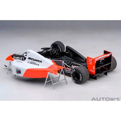 [ Pre-order ] 89140 AUTOart 1:18 McLaren Honda MP4/6 1991 Japanese GP #1 A. Senna (Ayrton Senna) *Includes McLaren logos