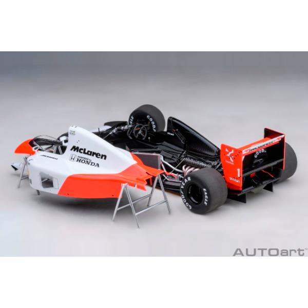 89140 AUTOart 1:18 McLaren Honda MP4/6 Japanese Grand Prix 1991 #1 Ayrton Senna *McLaren logo included