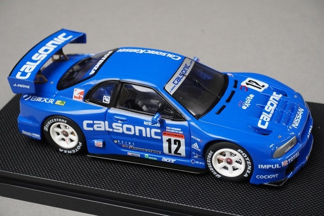 1:43 EBBRO P420 Nissan Skyline JGTC 2001 #12 model car