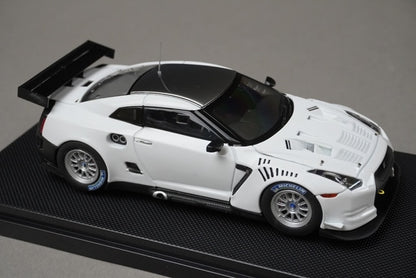 1:43 EBBRO 44317 Nissan GT-R GT1 Fuji 2010 #1 Shakedown model car