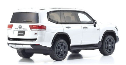 KSR43122W KYOSHO 1:43 Toyota Land Cruiser GR Sport White model car