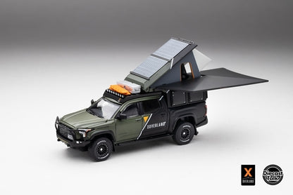 DTG0037-XOVLD GCD Gaincorp Products 1:64 Toyota Tundra Orion Africa Expedition XOverland x DiecastTalk Custom Order