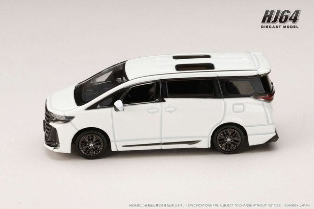 [ Pre-order ] HJ642077CW Hobby Japan 1:64 Toyota Vellfire Z Premier Hybrid (H40W) / Genuine Option Platinum White Pearl Mica
