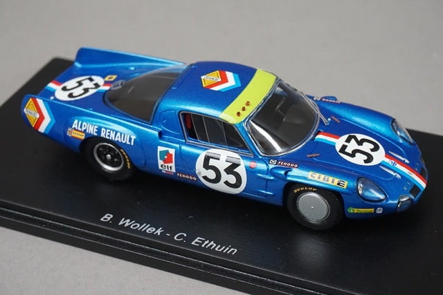 1:43 SPARK S4374 Alpine A210 Le Mans 11th 1968 #53 model car