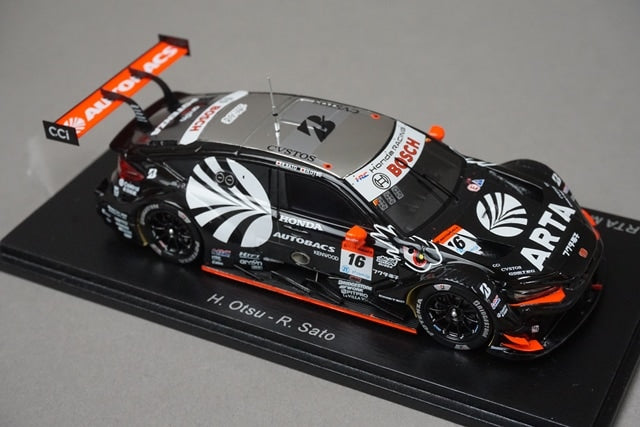 1:43 SPARK SGT154 Honda ARTA Mugen Civic Type R-GT GT500 Super GT 2024 #16 model car