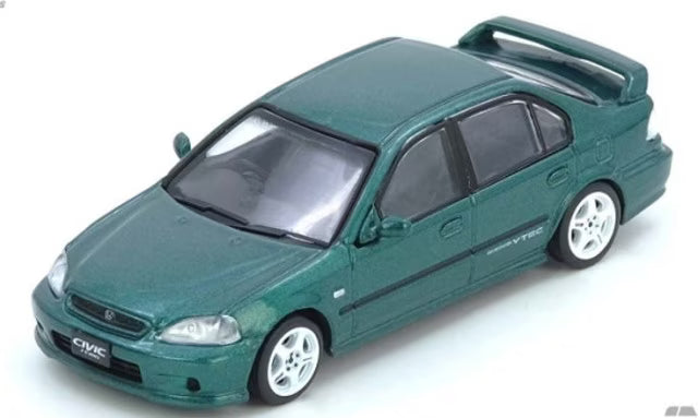 IN64-EKS-GREEN INNO Model 1:64 Honda Civic Ferio Si (EK) Green