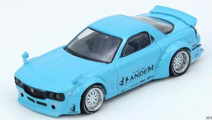 IN64-RX7FDP-TIFBLU INNO MODELS 1:64 Mazda RX-7 (FD3S) "PANDEM ROCKET BUNNY" Tiffany Blue