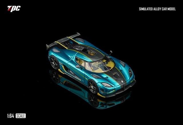 [ Pre-order ] TPC 1:64 Koenigsegg Agera RS Peacock Blue