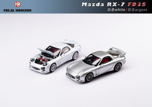 [ Pre-order ] Focal Horizon FH 1:64 Mazda RX-7 FD3S A Spec White