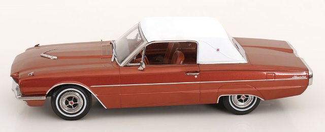 [ Pre-order ] KKDC181384 KK scale 1:18 Ford Thunderbird Landau Coupe 1966 Copper Metallic/White