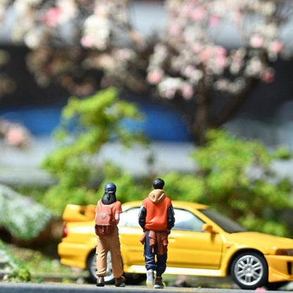 [ Pre-order ] EHC2025092603 EHC Model 1:64 Travel Photography Duo Orange Couple Figure