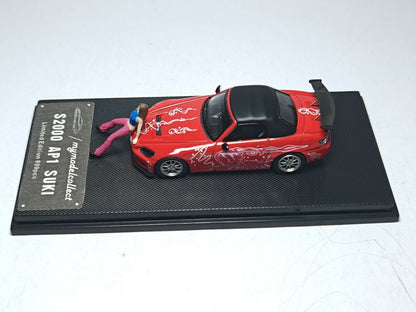 [ Pre-order ] MC640022A MC Model Collect 1:64 Honda S2000 AP1 Red with Figure