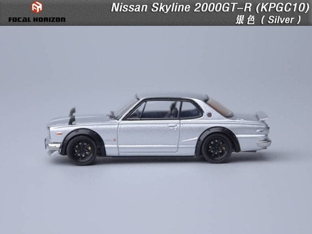 [ Pre-order ] Focal Horizon FH 1:64 Nissan Skyline Hakosuka Skyline GTR GT-R 2000GT-R KPGC10 Silver