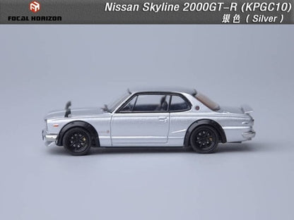 [ Pre-order ] Focal Horizon FH 1:64 Nissan Skyline Hakosuka Skyline GTR GT-R 2000GT-R KPGC10 Silver