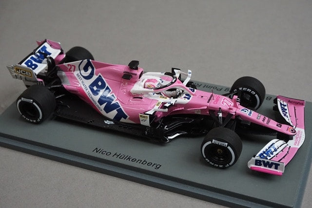 1:43 Spark S6478 BWT Racing Point RP20 70th Anniversary GP 2020 #27 N. Hulkenberg model car