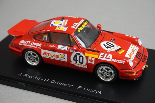 1:43 SPARK S2070 Porsche 911 Carrera 2 Cup Le Mans 1993 #40 model car