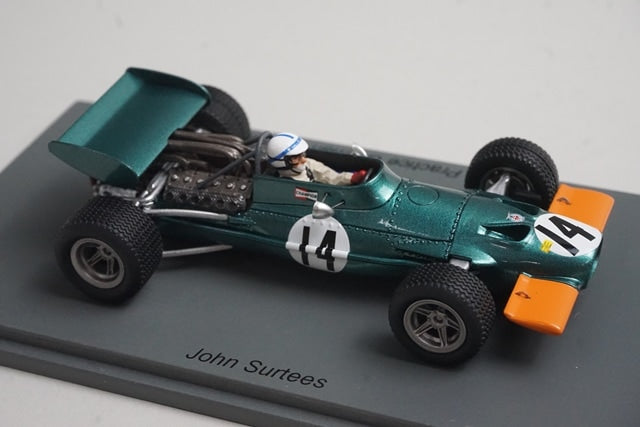 1:43 Spark S2344 BRM P139 German GP Practice 1969 #14 J. Sirtis model car
