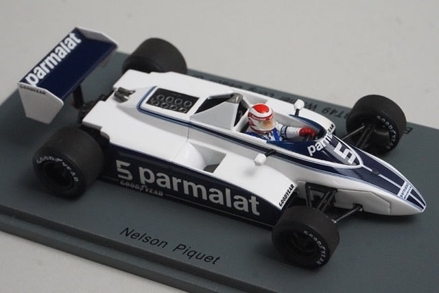 1:43 Spark S4790 Brabham BT49 Winner Long Beach GP 1980 #5 N. Piquet model car