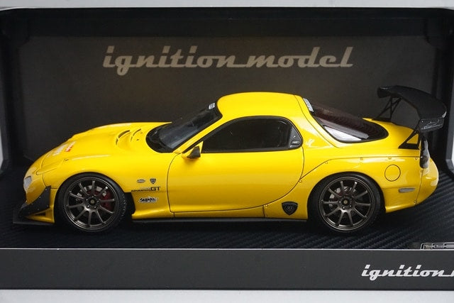1:18 ignition model IG2043 Mazda RX-7 (FD3S) Feed Yellow