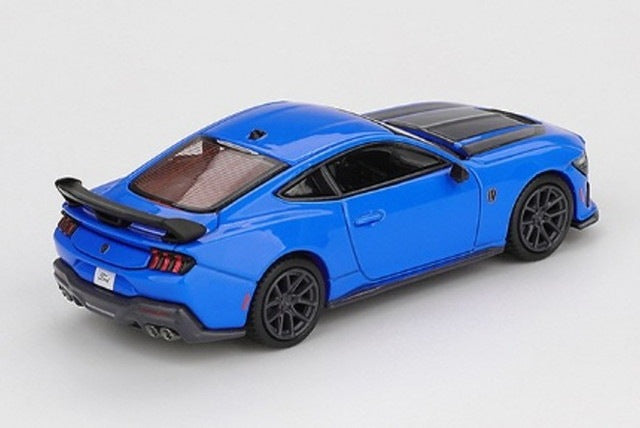 [ Pre-order ] MGT01141-BL TSM MINI-GT 1:64 Ford Mustang Dark Horse 2024 Grabber Blue (Left-hand drive) *Blister pack packaging