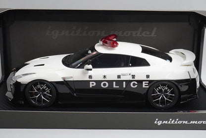 1:18 ignition model IG1901 Nissan GT-R R35 2018 Japan Tochigi Police Expressway Traffic model car