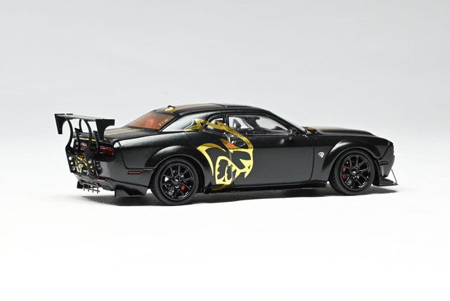 [ Pre-order ] Stance Hunters SH 1:64 Dodge Challenger SRT Hellcat Midnight Matt Black