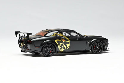 [ Pre-order ] Stance Hunters SH 1:64 Dodge Challenger SRT Hellcat Midnight Matt Black