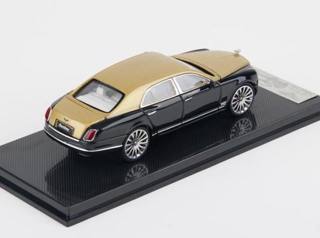 [ Pre-order ] SC Models 1:64 Bentley Mulsanne Sport Black Gold Top