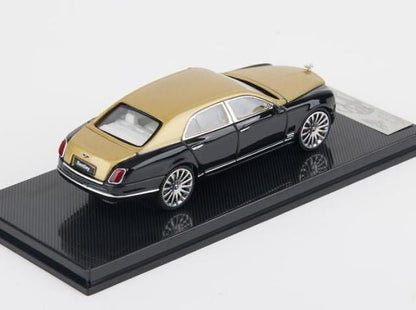 [ Pre-order ] SC Models 1:64 Bentley Mulsanne Sport Black Gold Top
