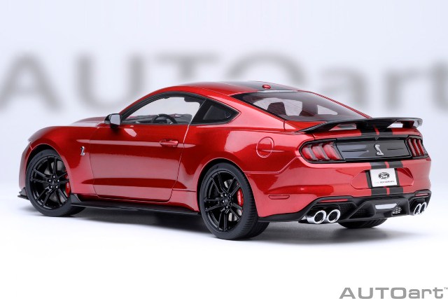 [ Pre-order ] 73098 AUTOart 1:18 Ford Mustang Shelby GT500 (Red with Black Stripes)