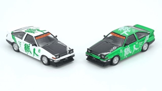 [ Pre-order ] IN64-AE86-KT INNO model 1:64 Toyota Sprinter Trueno AE86 "KEIICHI TSUCHIYA"
