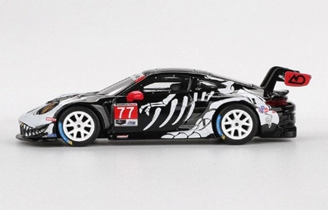 [ Pre-order ] MGT01143-BL TSM MINI-GT 1:64 Porsche 911 GT3 R IMSA Petit Le Mans 2025 #77 AO Racing (Left-Hand Drive) Blister Pack