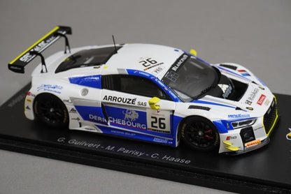 1:43 SPARK SB127 Audi R8 LMS Sainteloc Racing SPA 24H 7th 2016 #26 model car