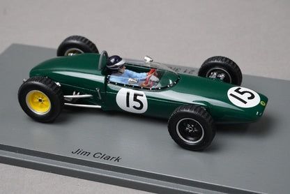 1:43 SPARK S7118 Lotus 21 Dutch GP 3rd place 1961 #15 J. Clark model car