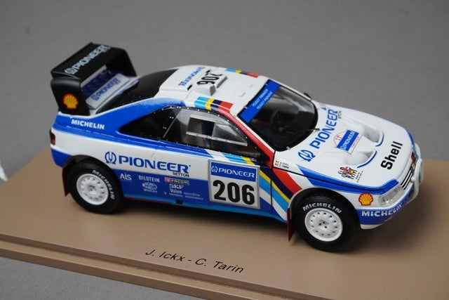 1:43 SPARK S5617 Peugeot 405 T16 Gran Raid Paris-Dakar 1989 #206 model car